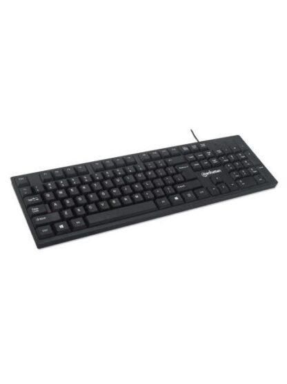 TECLADO MANHATTAN 179324 ALAMBRICO USB NEGRO INGLES - Image 2