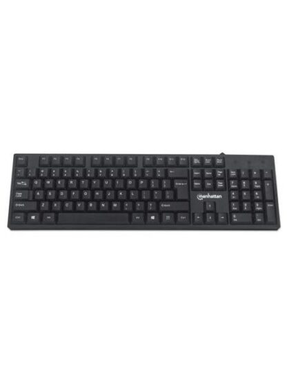 TECLADO MANHATTAN 179324 ALAMBRICO USB NEGRO INGLES - Image 3