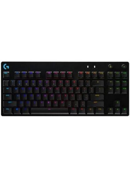 LOGITECH TECLADO GAMER G PRO RGB MECANICO SWITCH GX BLUE ALAMBRICO NEGRO (INGLES) - Image 2