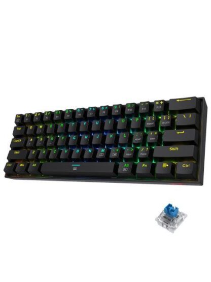 TECLADO MECANICO REDRAGON DRAGONBORN INGLES NEGRO RGB - Image 4