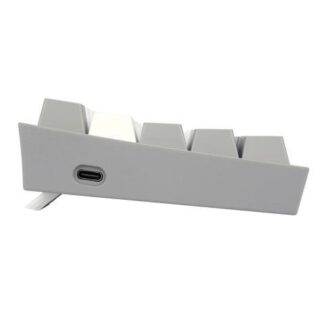 TECLADO MECANICO REDRAGON FIZZ PRO WHITE-GRAY INGLES BLANCO Y GRIS