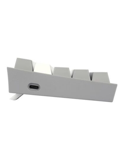TECLADO MECANICO REDRAGON FIZZ PRO WHITE-GRAY INGLES BLANCO Y GRIS