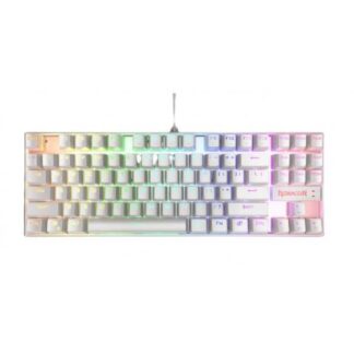 TECLADO MECANICO REDRAGON KUMARA WHITE RGB ESPANOL BLANCO RGB