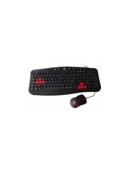 TECLADO Y MOUSE NACEB NA-112 - MULTIMEDIA - USB - NEGRO