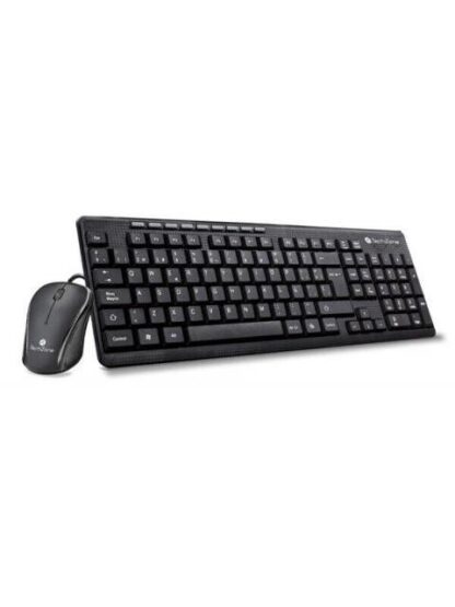 KIT DE TECLADO Y MOUSE TECHZONE TZ19COMB01-LA ALAMBRICO USB NEGRO (ESPANOL) - Image 2