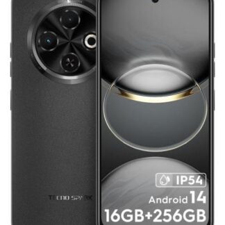 TECNO SPARK 30C DUAL SIM 256GB ROM 8GB+8GB RAM VIRTUAL 6.67 MEDIATEK HELIO G81 120HZ CAMARA 50MP IP54 BATERIA 5000MAH VERSION GLOBAL NEGRO