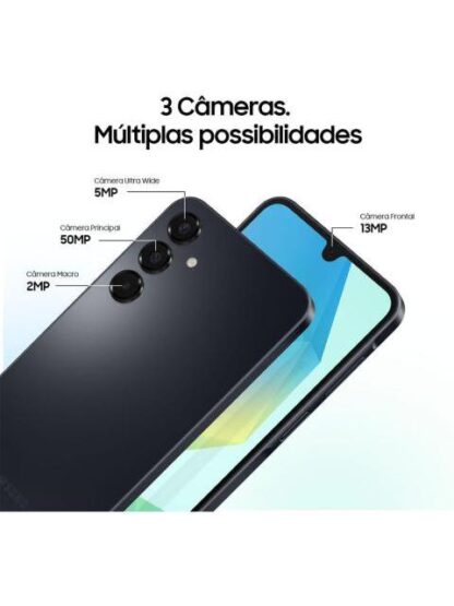 TELEFONO CELULAR SAMSUNG GALAXY A16 128 GB + 4 GB DE RAM CAMARA DE HASTA 50 MP PANTALLA 6.7 NFC IP54 BATERIA GRIS DE 5000 MAH - Image 7