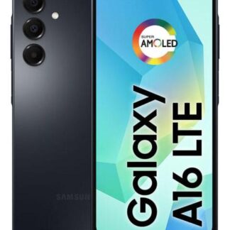 TELEFONO CELULAR SAMSUNG GALAXY A16 256 GB + 8 GB DE RAM CAMARA DE HASTA 50 MP PANTALLA 6.7 NFC IP54 BATERIA NEGRA DE 5000 MAH