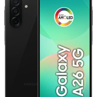 TELEFONO CELULAR SAMSUNG GALAXY A26 5G 256 GB 8 GB DE RAM CAMARA DE 50 MP IP67 PANTALLA SUPER AMOLED 6.7 NFC - NEGRO