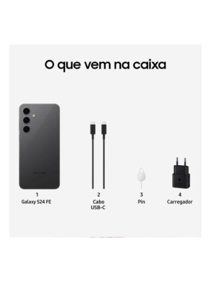 TELEFONO CELULAR SAMSUNG GALAXY S24 FE 5G 512 GB 8 GB DE RAM PANTALLA 6.7 CAMARA TRIPLE DE 50+12+8 MP CAMARA. PANEL FRONTAL DE 10 MEGAPIXELES GALAXY AI COLOR GRAFITO - Image 8