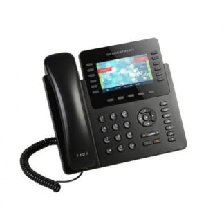 TELEFONO IP DE 12 LINEAS CON 6 CUENTAS SIP GIGABIT CON POE CONFERENCIA DE 5 VIAS SIP BLUETOOTH INCLUYE SU FUENTE DE ALIMENTACION