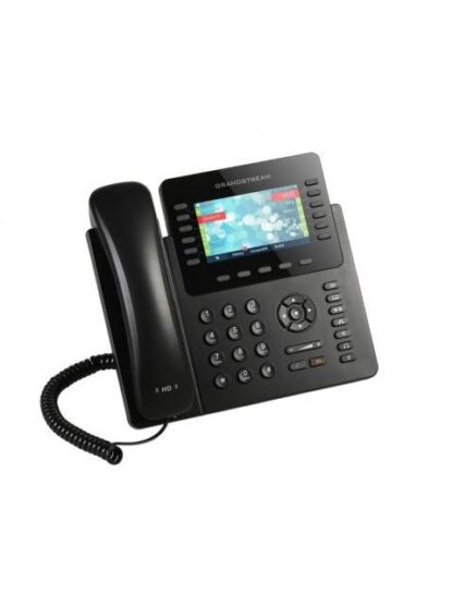 TELEFONO IP DE 12 LINEAS CON 6 CUENTAS SIP GIGABIT CON POE CONFERENCIA DE 5 VIAS SIP BLUETOOTH INCLUYE SU FUENTE DE ALIMENTACION