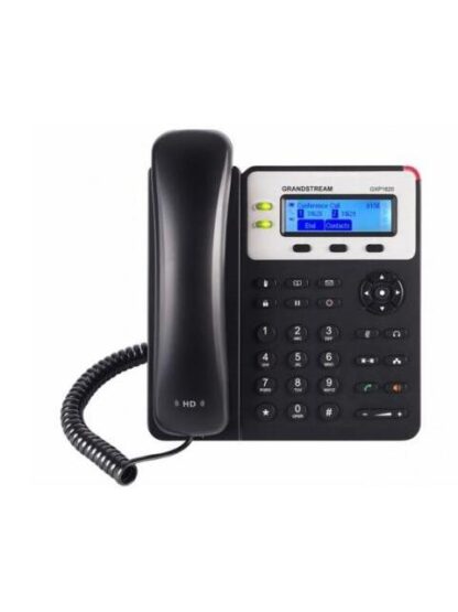 TELEFONO IP DE 2 LINEAS CON 2 CUENTAS SIP ETHERNET CON POE CONFERENCIA DE 3 VIAS SIP INCLUYE SU FUENTE DE ALIMENTACION
