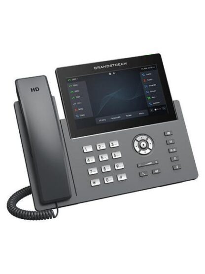 TELEFONO IP PROFESIONAL CARRIER DE 12 LINEAS CON 6 CUENTAS SIP WIFI BLUETOOTH PANTALLA TACTIL 7 PULGADAS GDMS GIGABIT CON POE - Image 3