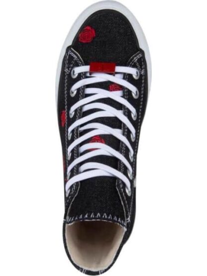TENIS BOTA BORDADA NEGRO THALIA SODI - Image 3