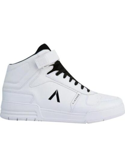 TENIS BOTA CASUAL BLANCO/NEGRO KAROSSO