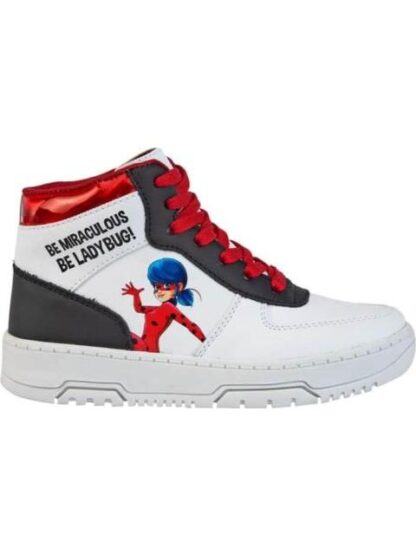 TENIS BOTA ESCOLAR BLANCO MIRACULOUS