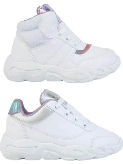 TENIS BOTA ESCOLAR BLANCO URBAN SHOES