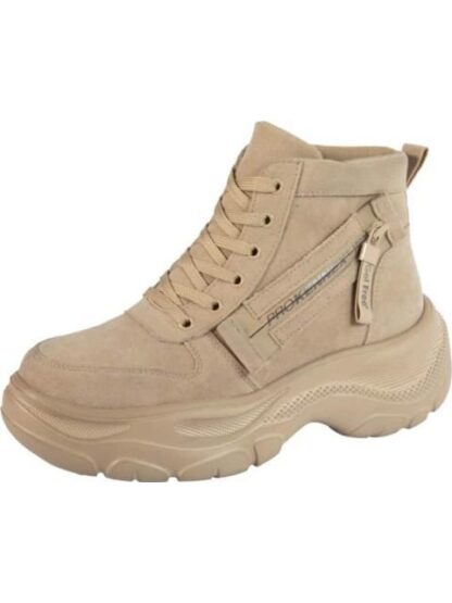 TENIS BOTA HIKER CON PLATAFORMA BEIGE PROKENNEX - Image 2