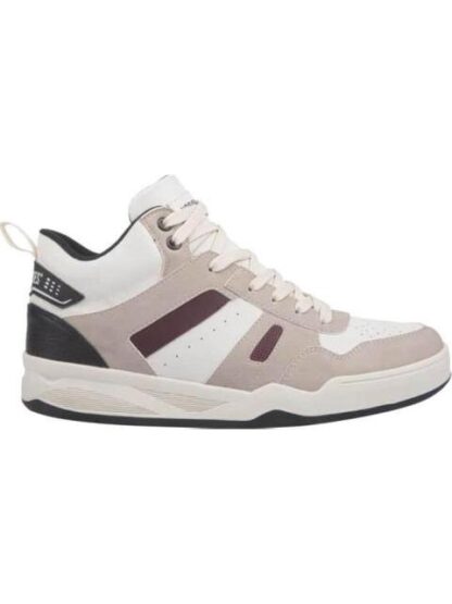 TENIS BOTA URBANO SKATE CLASICO BEIGE URBAN SHOES