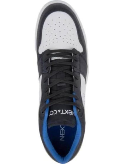 TENIS BOTIN URBANO SKATE BASICO BLANCO/NEGRO NEXT CO - Image 3