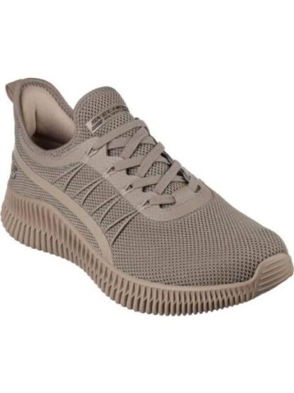 TENIS CASUAL BOBS GEO TAUPE SKECHERS1