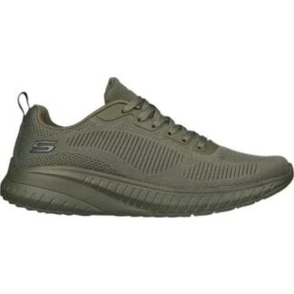 TENIS CASUAL BOBS GEO VERDE OLIVO SKECHERS1