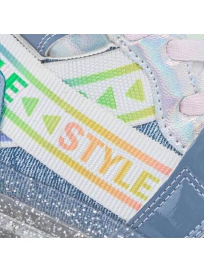 TENIS CON LUCES AZUL CELESTE URBAN SHOES - Image 6