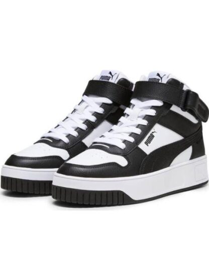 TENIS CASUAL CARINA STREET MID BLANCO/NEGRO PUMA - Image 2