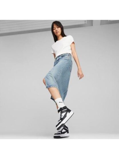 TENIS CASUAL CARINA STREET MID BLANCO/NEGRO PUMA - Image 6