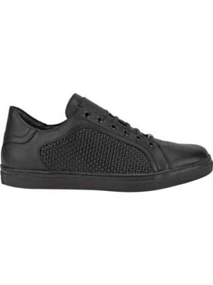 TENIS CASUAL CASUAL AGUJETA NEGRO MICHEL DOMIT