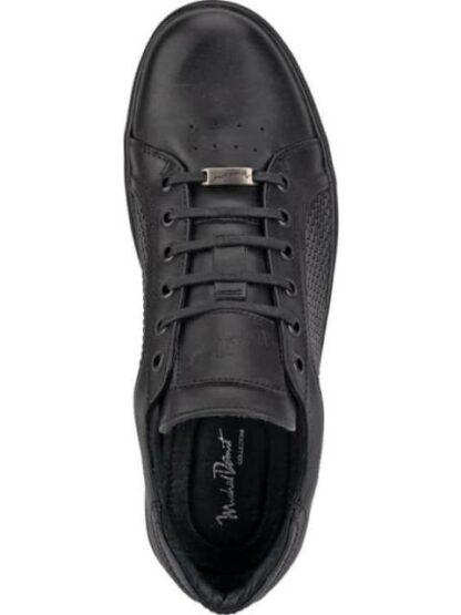 TENIS CASUAL CASUAL AGUJETA NEGRO MICHEL DOMIT - Image 3