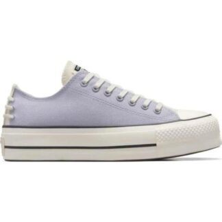 TENIS CASUAL CHUCK TAYLOR ALL STAR LIFT PLATFORM CRAFTED LACES LILA CONVERSE