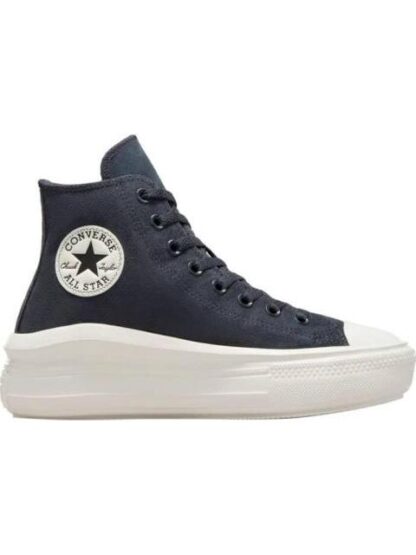 TENIS CASUAL CHUCK TAYLOR ALL STAR MOVE PLATFORM COLORFUL SUEDE NEGRO CONVERSE