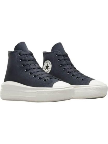 TENIS CASUAL CHUCK TAYLOR ALL STAR MOVE PLATFORM COLORFUL SUEDE NEGRO CONVERSE - Image 2