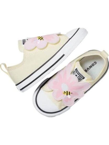 TENIS CASUAL CHUCK TAYLOR ALL STAR ONE STRAP FLORAL EASY ON BEIGE CONVERSE - Image 3