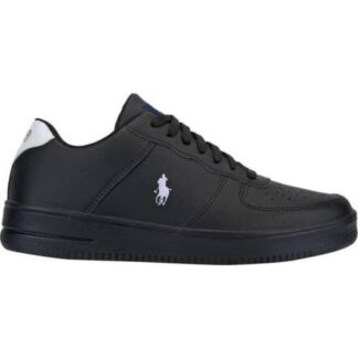 TENIS CASUAL CLASICO BLANCO/NEGRO HPC POLO