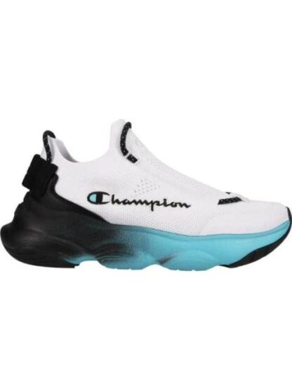 TENIS CASUAL CLOUT QUICK FADE BLANCO/NEGRO CHAMPION