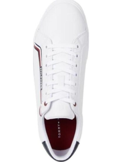 TENIS CASUAL CON FRANJAS LATERALES BLANCO TOMMY HILFIGER - Image 2
