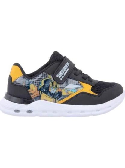 TENIS CASUAL CON LUCES NEGRO TRANSFORMERS