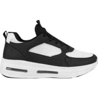 TENIS CASUAL CON PLATAFORMA BLANCO/NEGRO NEXT CO