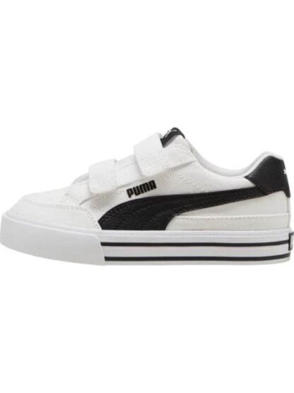 TENIS CASUAL COURT CLASSIC VULC PS BLANCO/NEGRO PUMA