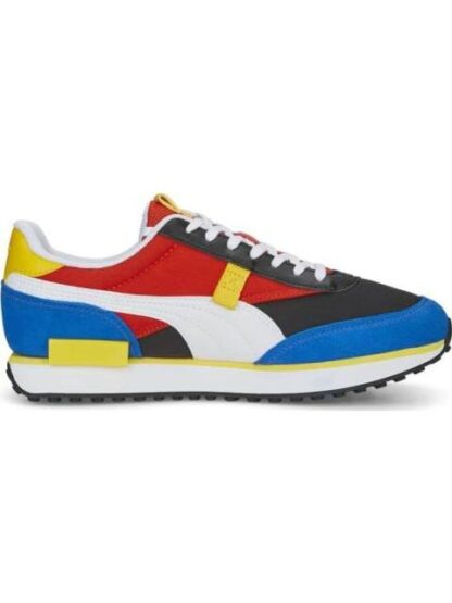 TENIS CASUAL FUTURE RIDER NEW CORE ROJO PUMA