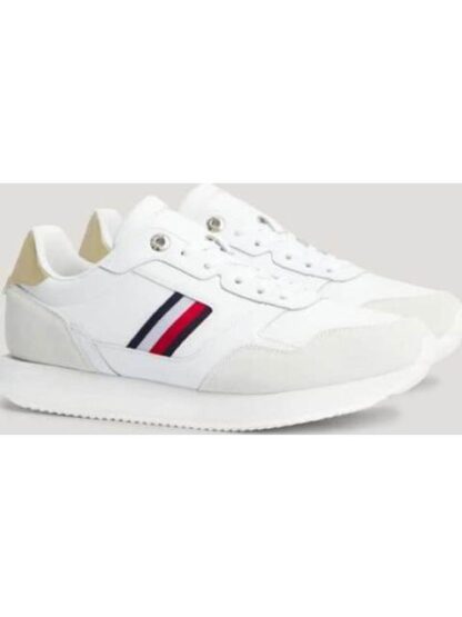 TENIS CASUAL GLOBAL STRIPES RUNNER BLANCO TOMMY HILFIGER