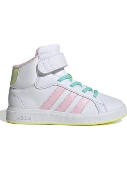 TENIS CASUAL GRAND COURT MID K BLANCO ADIDAS