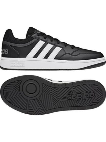TENIS CASUAL HOOPS 3.0 NEGRO ADIDAS
