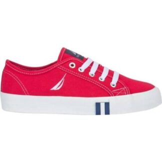 TENIS CASUAL LONA VULCANIZADO ROJO NAUTICA