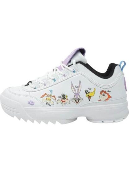 TENIS CASUAL LOONEY TUNES BLANCO LOTTO