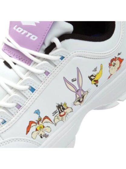 TENIS CASUAL LOONEY TUNES BLANCO LOTTO - Image 6