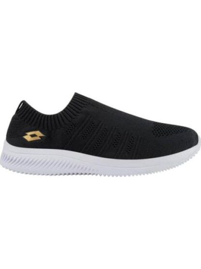 TENIS CASUAL MILA W BLANCO/NEGRO LOTTO